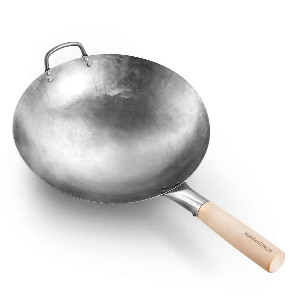 Authentic Hand Hammered Pow Wok, 14"