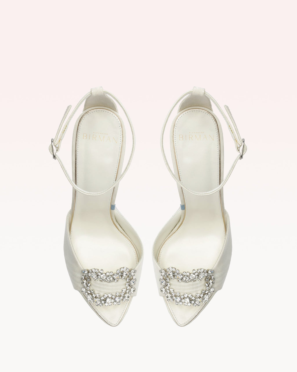 Isla Bridal 100 in Off White & Crystal