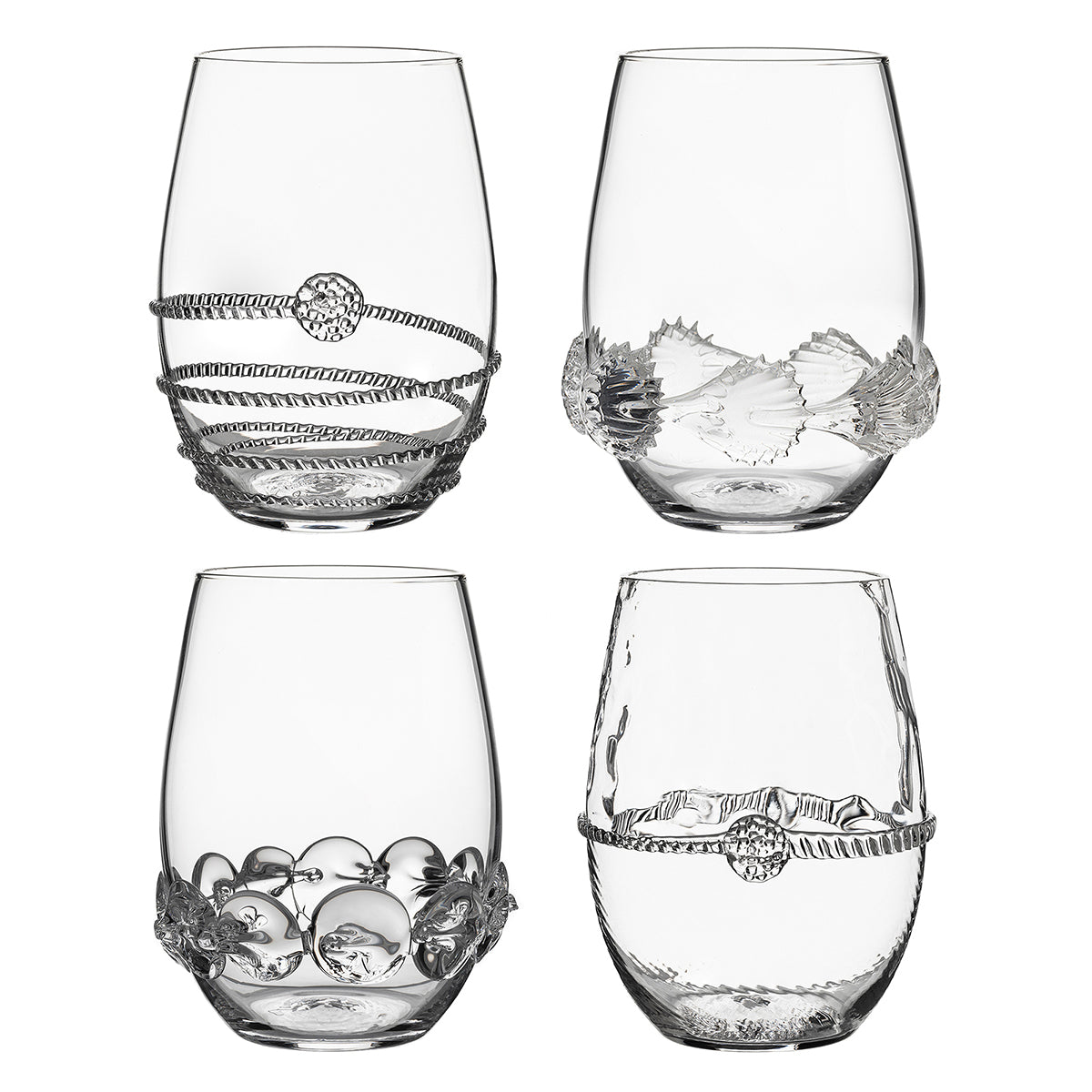 Heritage Stemless Wine Assorted, Set of 4