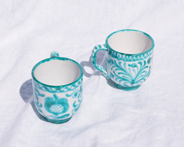 Casa Verde Mug with Hand-painted Designs