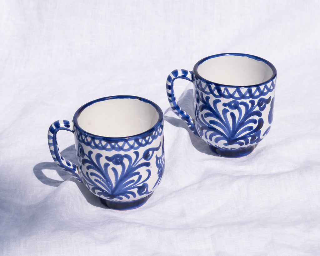 Casa Azul Mug with Hand-painted Designs