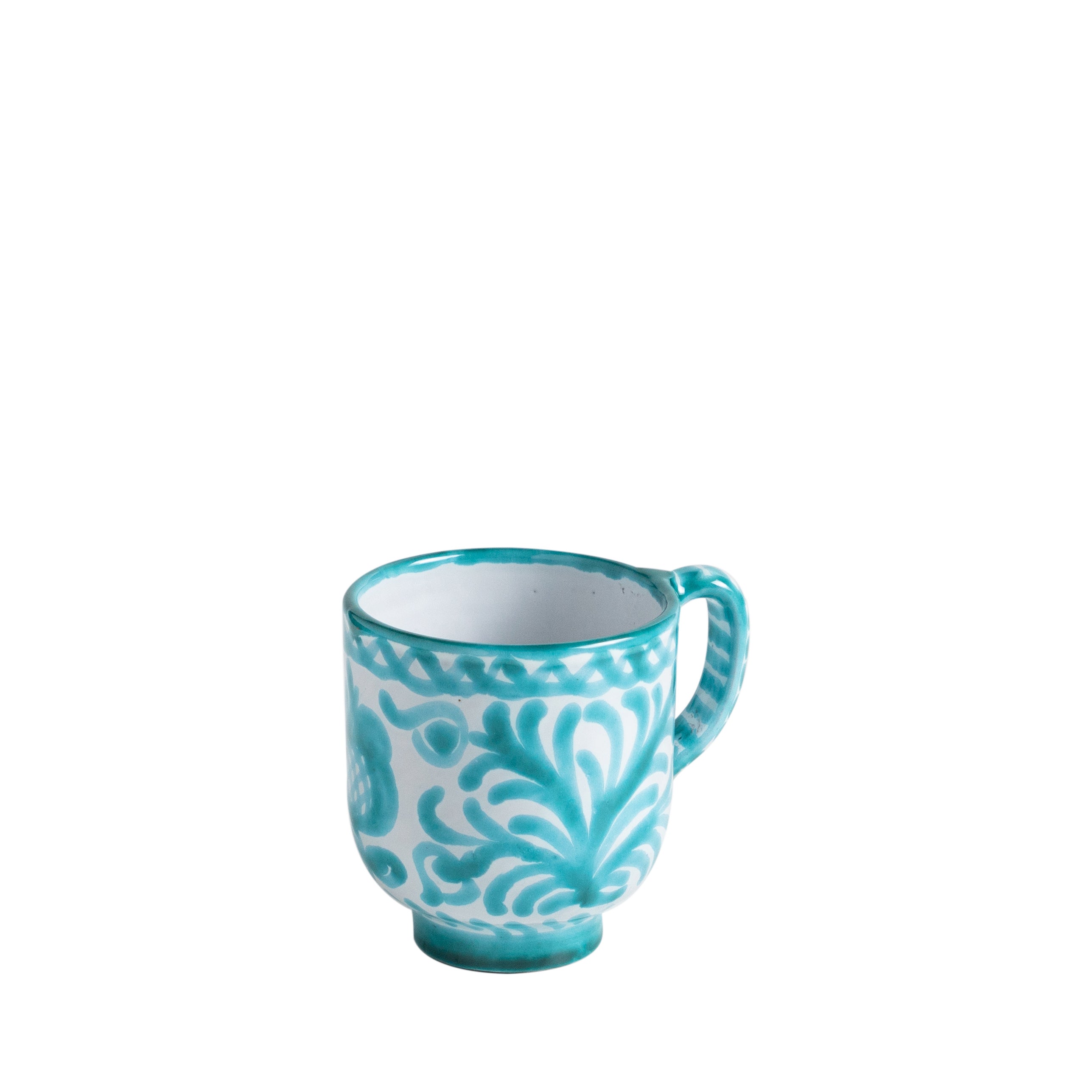 Casa Verde Mug with Hand-painted Designs