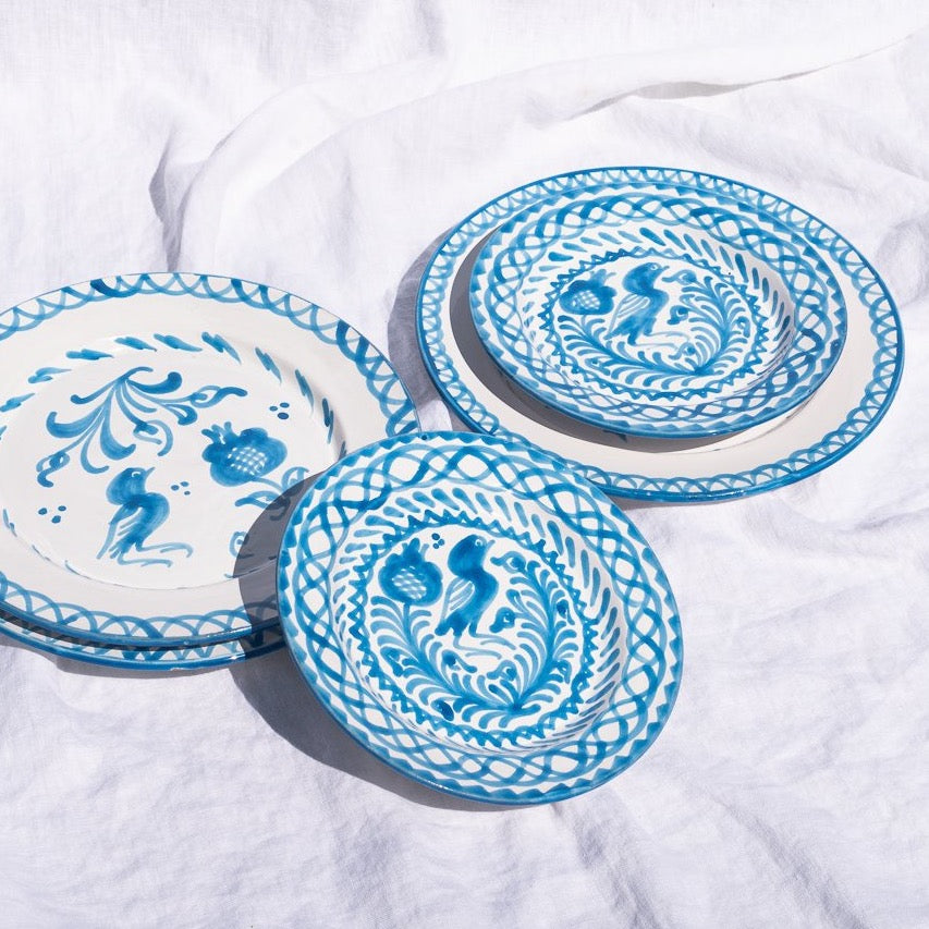 Casa Celeste Salad Plate with Traditional Designs