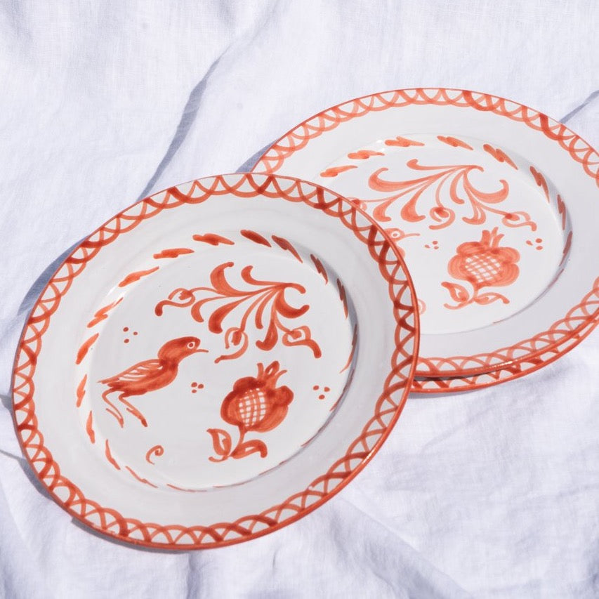 Casa Coral Dinner Plate with Traditional Designs