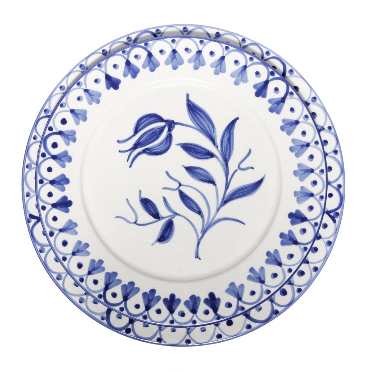 Cerulean Jardin Dinnerware Collection Dinner Plate