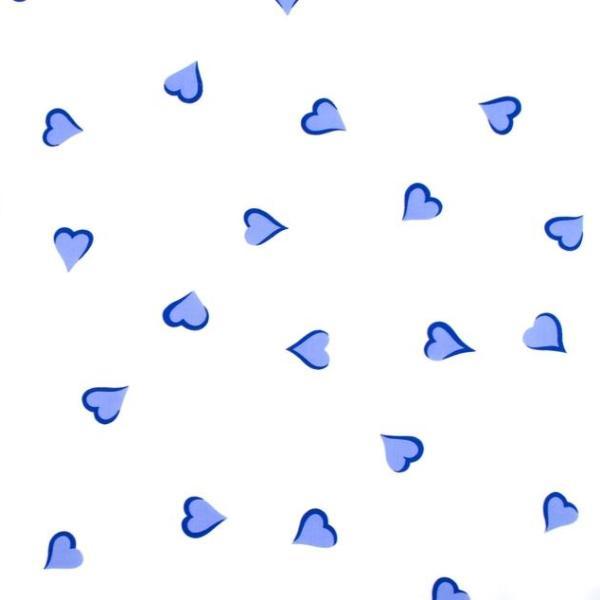 Coeurs Blue Bed Linens (Standard Sham)