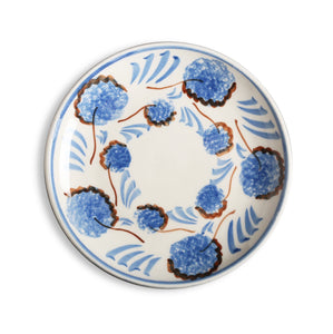 Blue Flower Dessert Plate