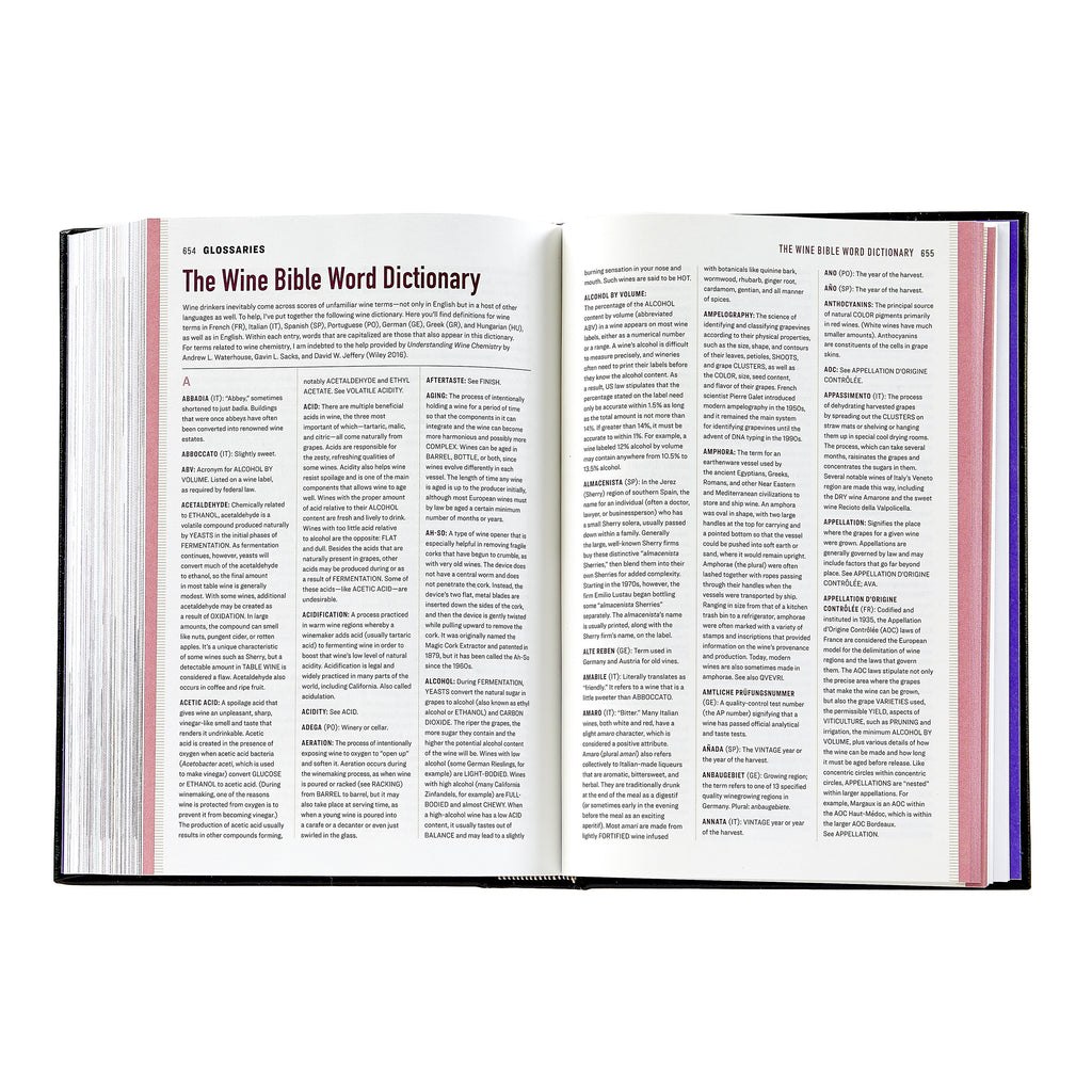 The Wine Bible in Bonded Leather