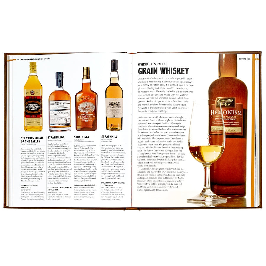 World Whiskey Book in Bonded Leather