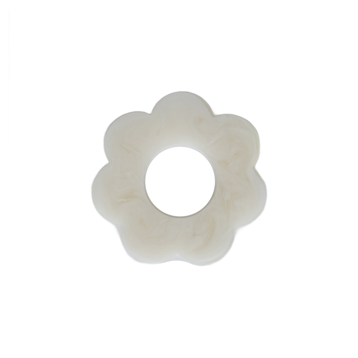 Daisy Napkin Ring, White