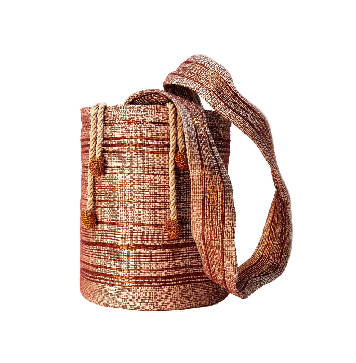 Natural Copper Bucket Bag