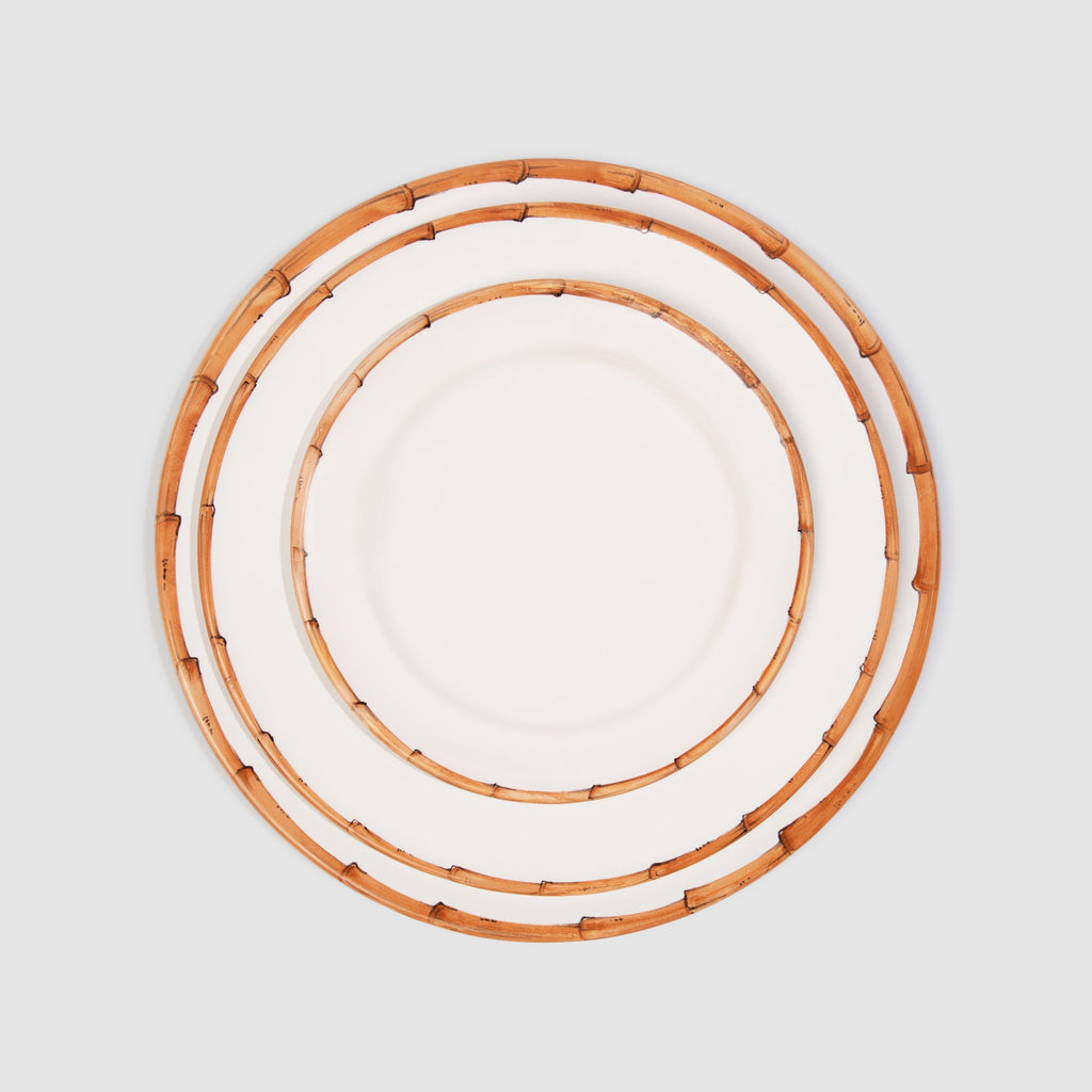 Ramatuelle Bamboo Large Dinner/Charger Plate, Natural