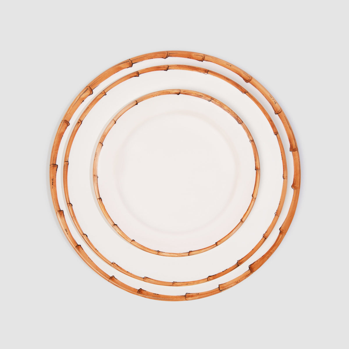 Ramatuelle Bamboo Large Dinner/Charger Plate, Natural