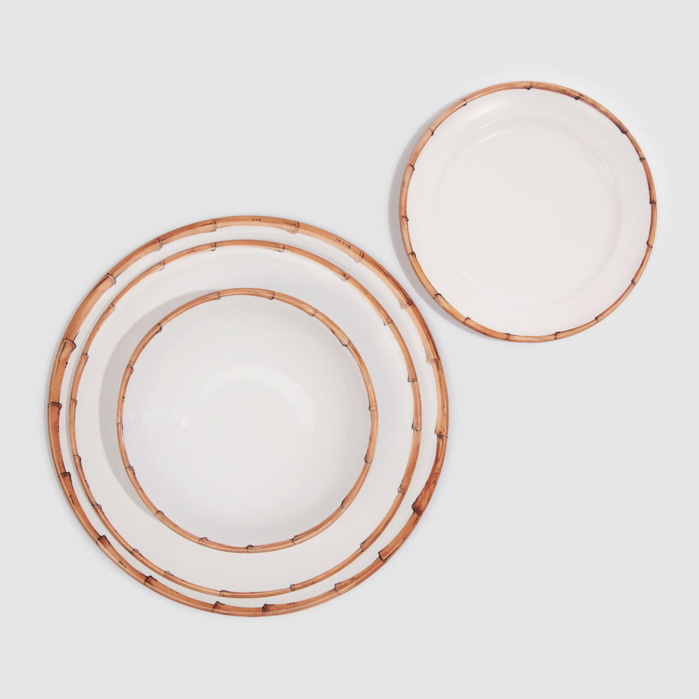 Ramatuelle Bamboo Salad/Starter Plate, Natural