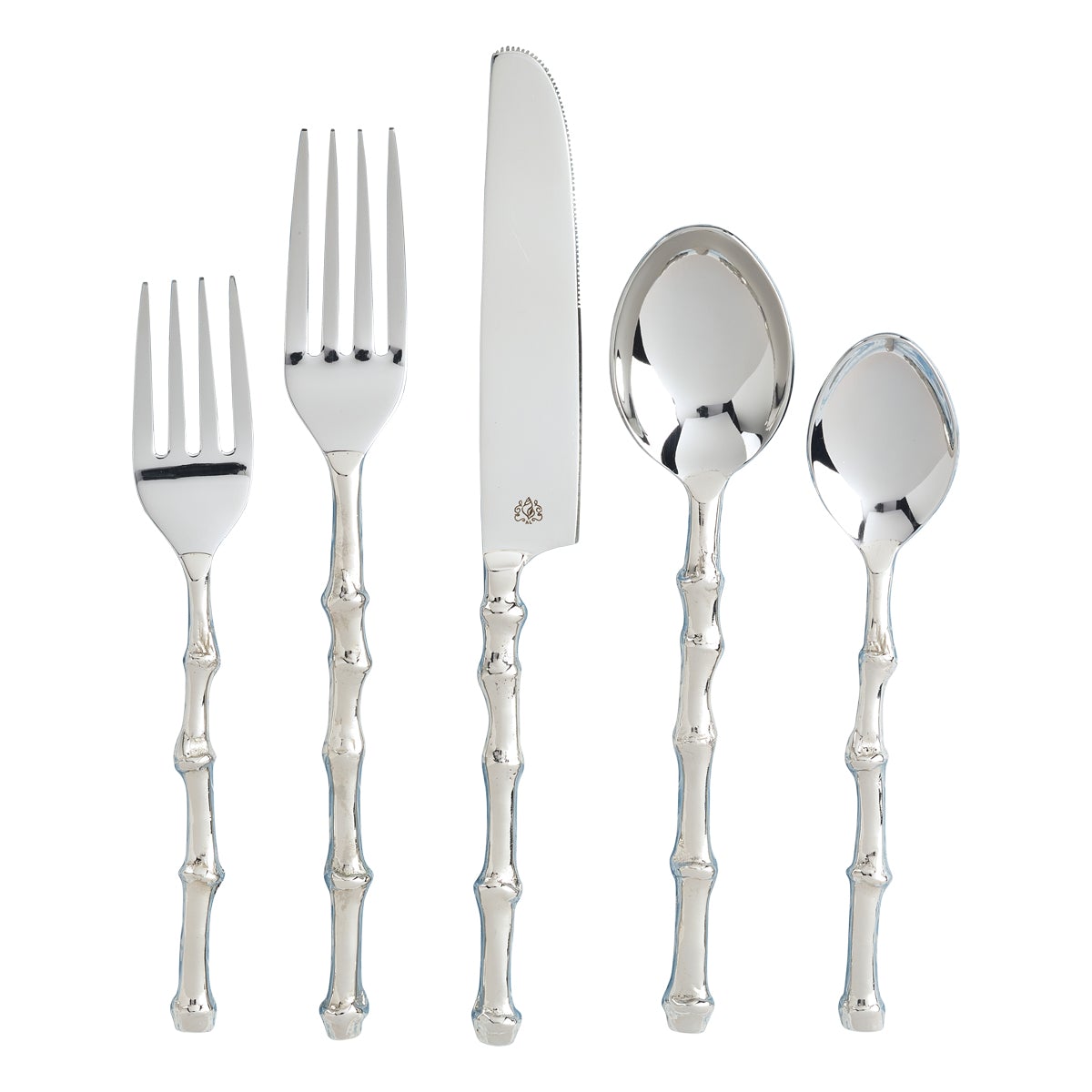 Bamboo Metal Flatware, Set of 20