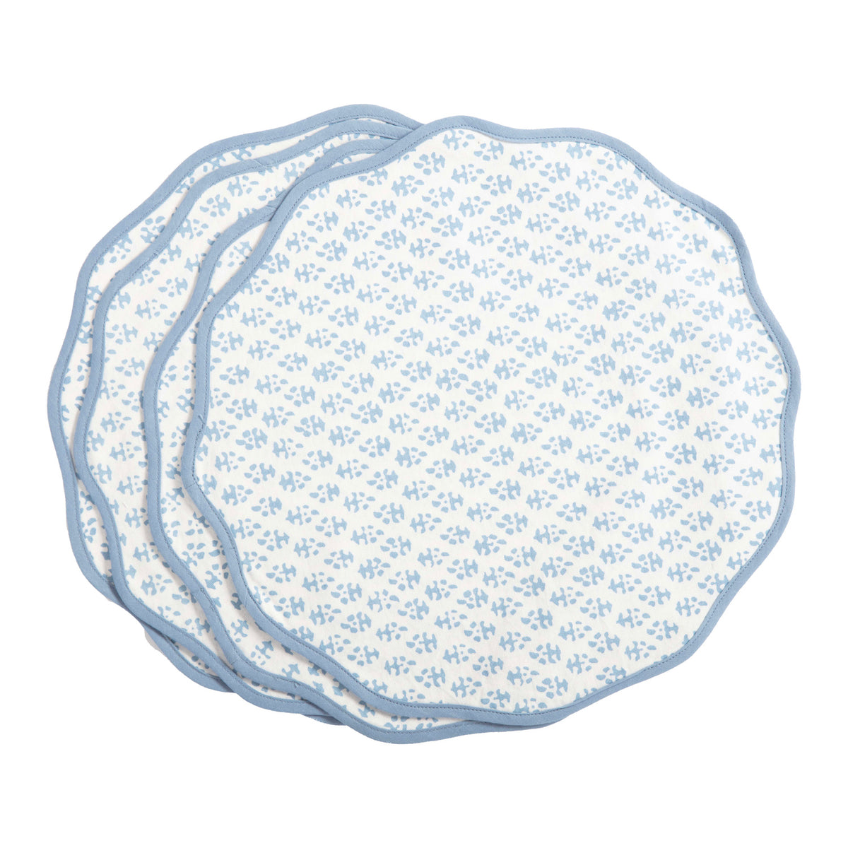 Batik Placemats Blue, Set of 4