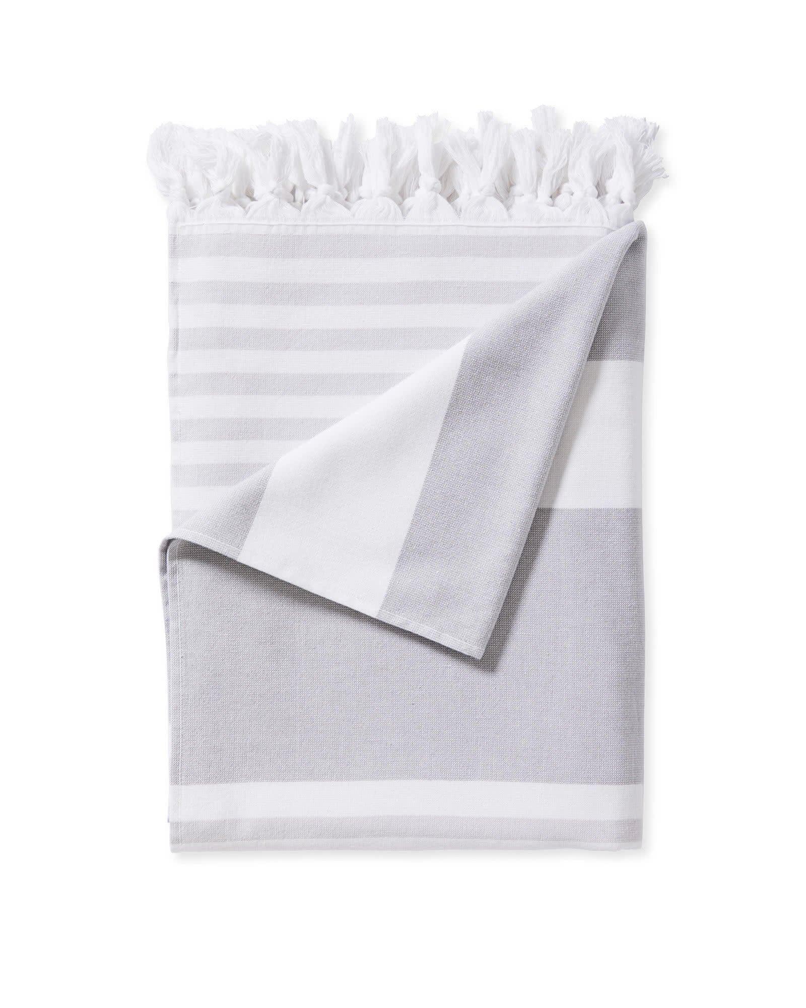 Capri Fouta Beach Towel in Pewter