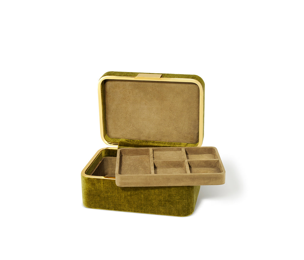 Aerin Beauvais Velvet Jewelry Box on Over The Moon