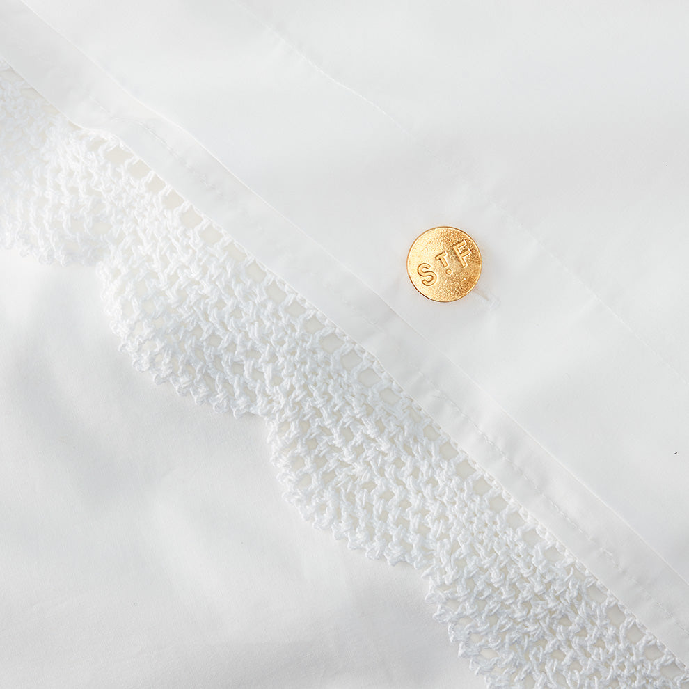 White Meena Percale - Duvet Bedding Portugal 