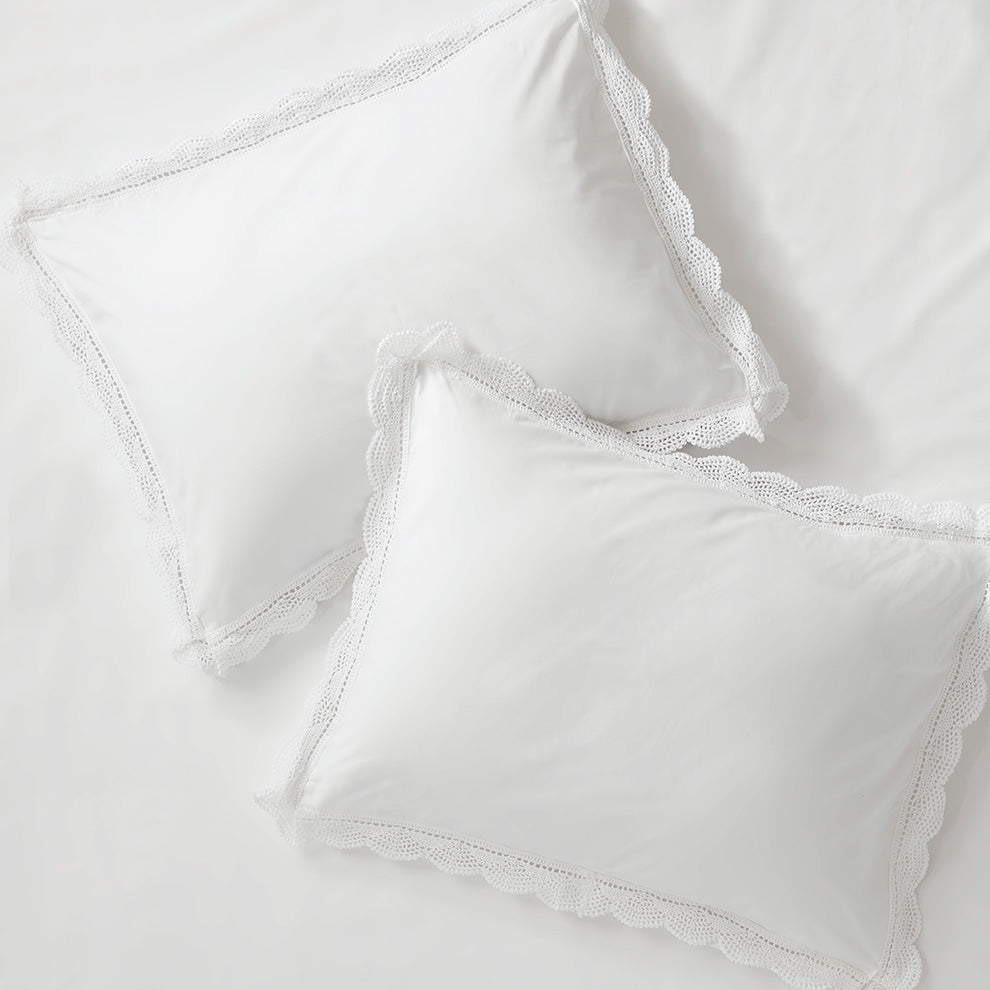White Meena Percale - Duvet Bedding Portugal 