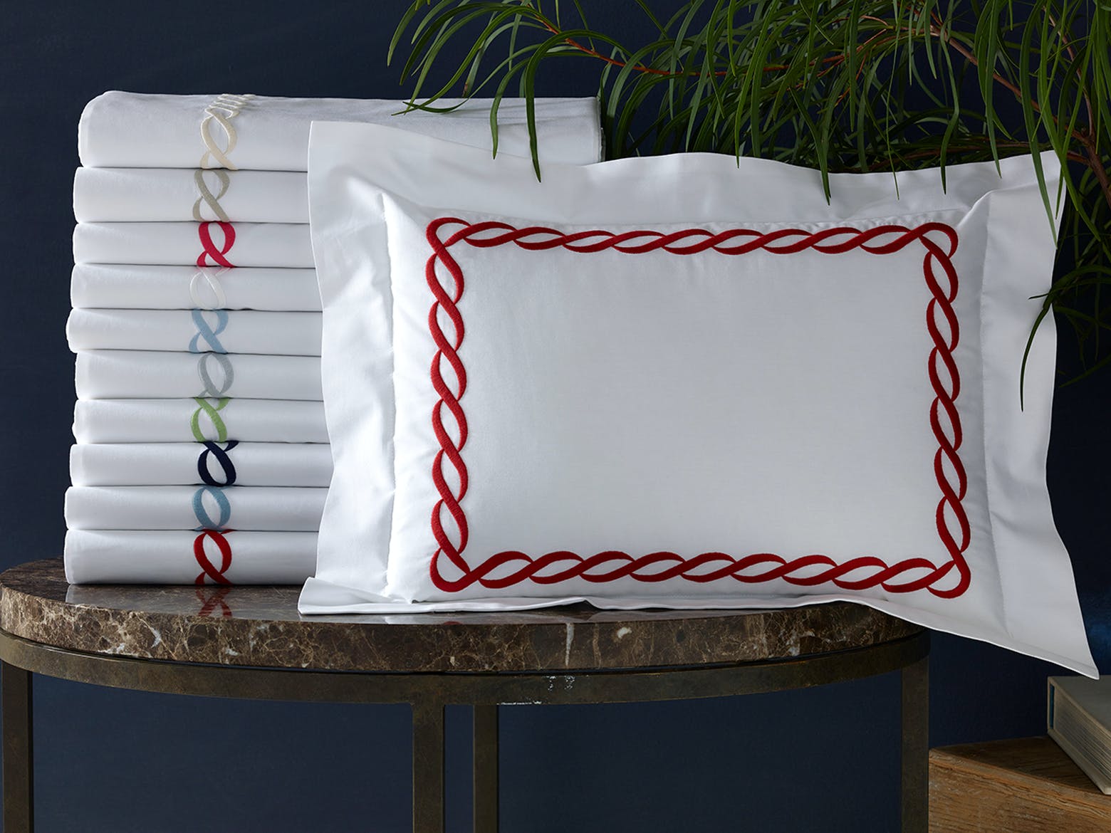 Classic Chain Standard Pillowcases - Set of 2