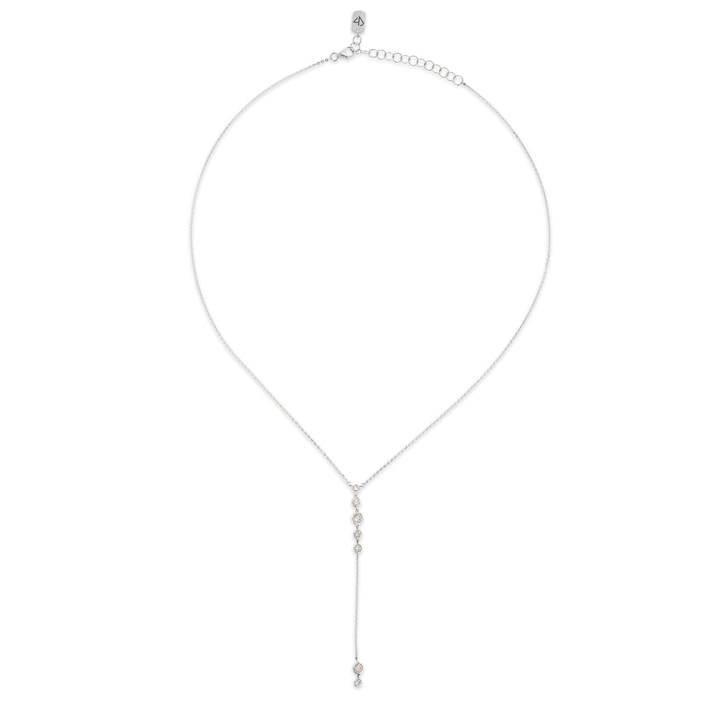 Bezel Starstruck Lariat Necklace