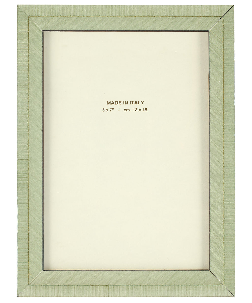 Bianca Photo Frame Marquetry Photo Frame in Pistachio Mint Green 5x7"