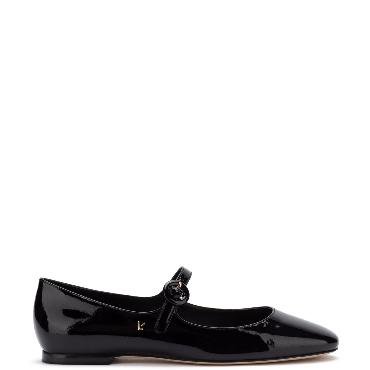 Blair Ballet Flat In Black Patent Leather