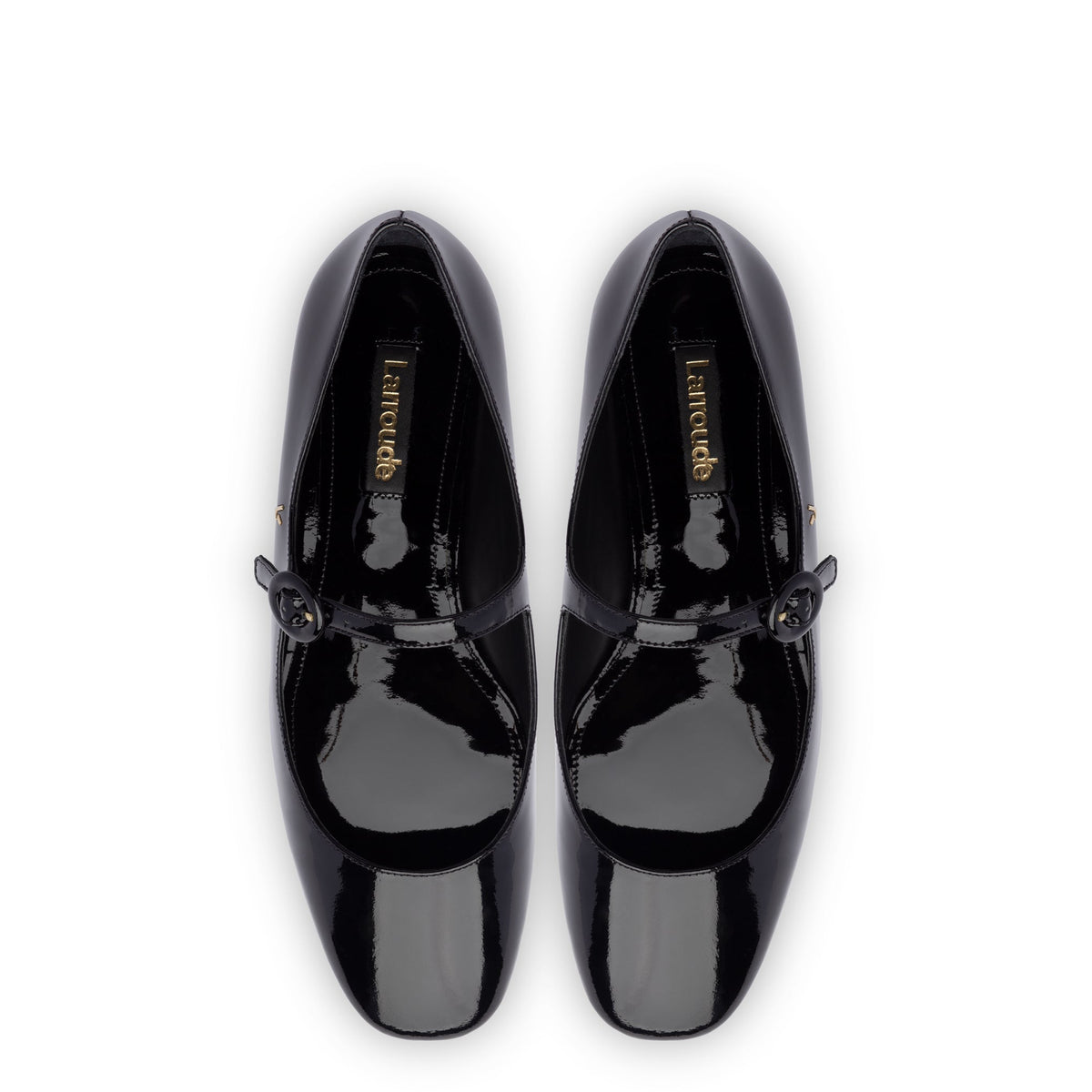 Blair Ballet Flat In Black Patent Leather