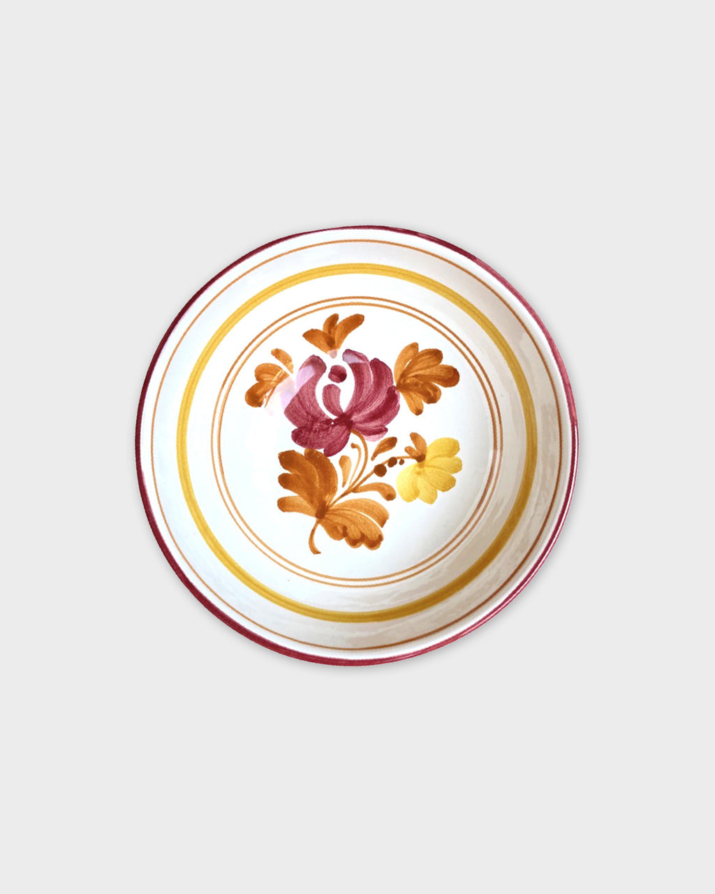 Blossom Bowl in Burgundy