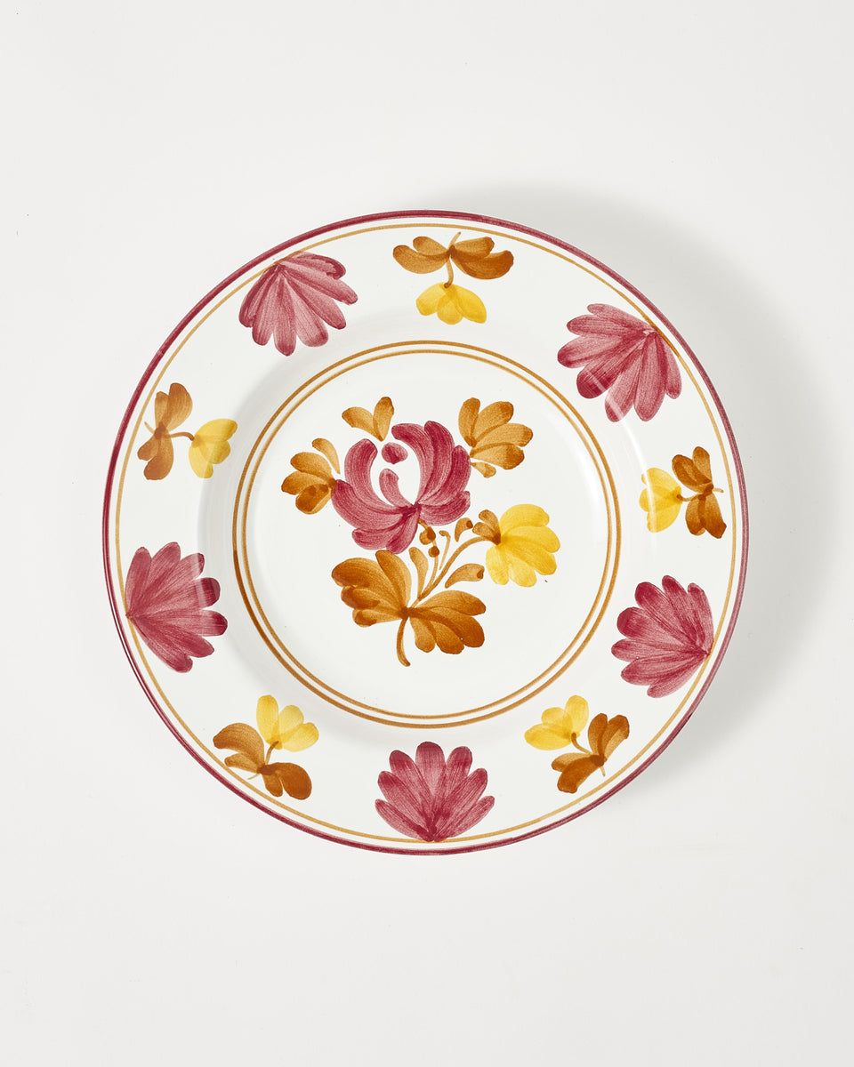Blossom Dessert Plate Yellow