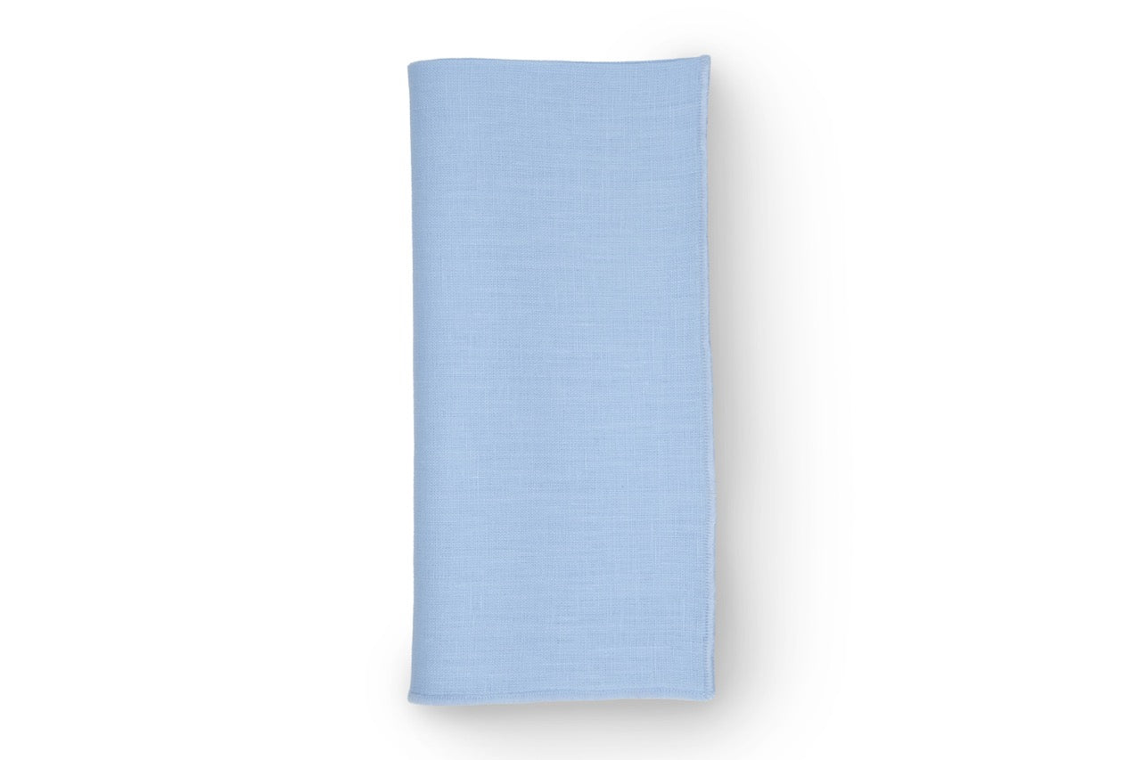 Air Blue Napkin with Blue Small Trim, Set of 4