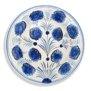 Blue Flower Dinner Plate