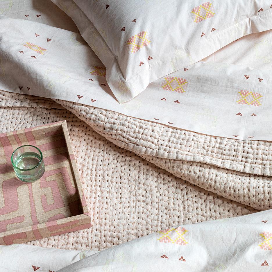 Blush Cactus Silk Duvet