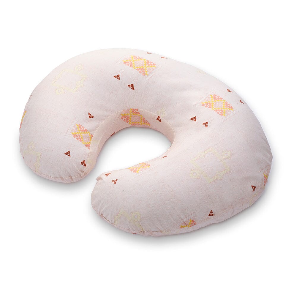 Blush Cactus Silk Nursing Pillow Cover Bedding St. Frank 