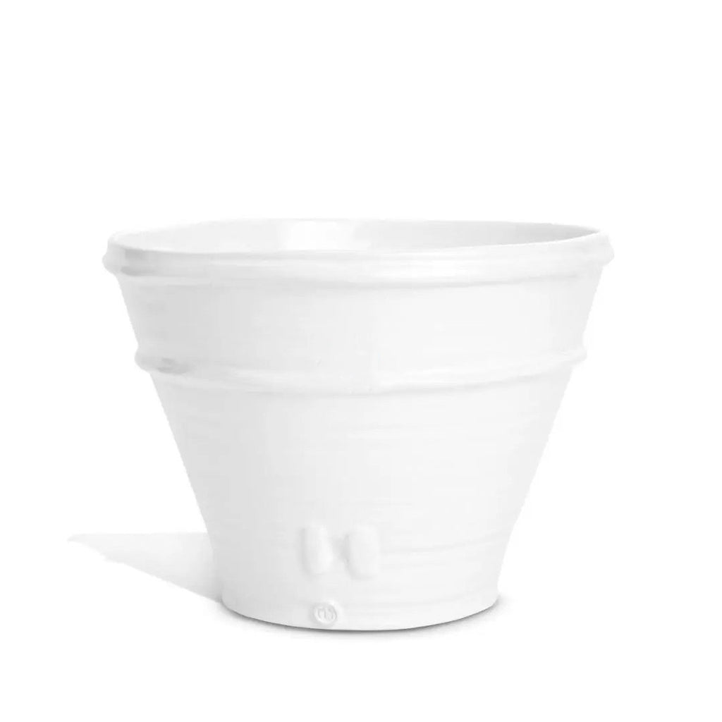 Ceramic Bowl with Knot Design in White