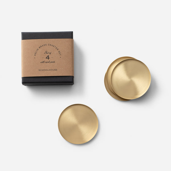 Brass Coaster, Set of 4