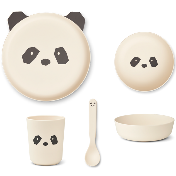 Brody Panda Junior Dinnerware Set (Creme De La Creme)