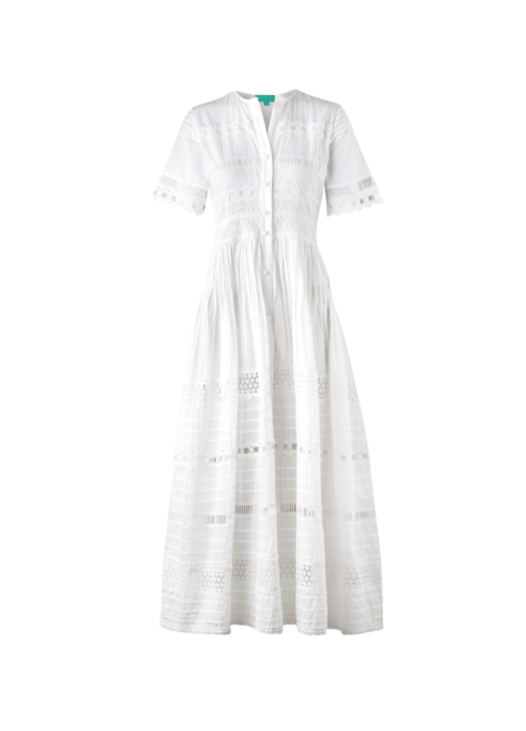 ワンピース andmary Camilaminidress ivory Camila Dress in White | Over The Moon