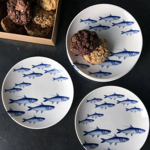 School of Fish Canapé Plates Boxed Set/4 - Caskata