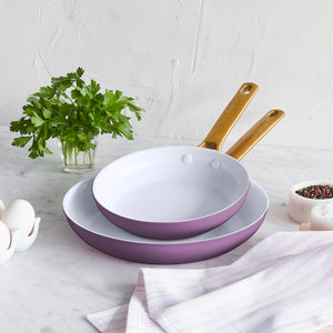 Reserve Collection 2-Piece 11" Fry Pan Set in Eggplant