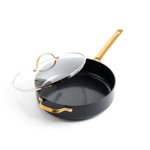 Reserve Collection Covered Sautépan in Black Gold