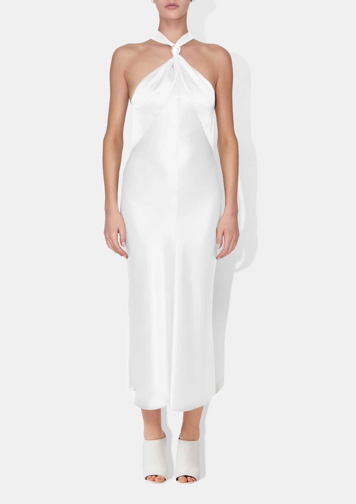 Santorini Dress in White