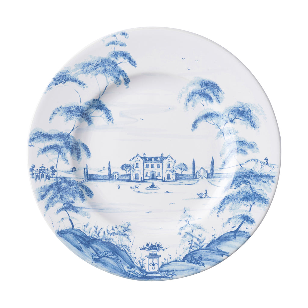 Country Estate Delft Blue Dinner Plate Main House