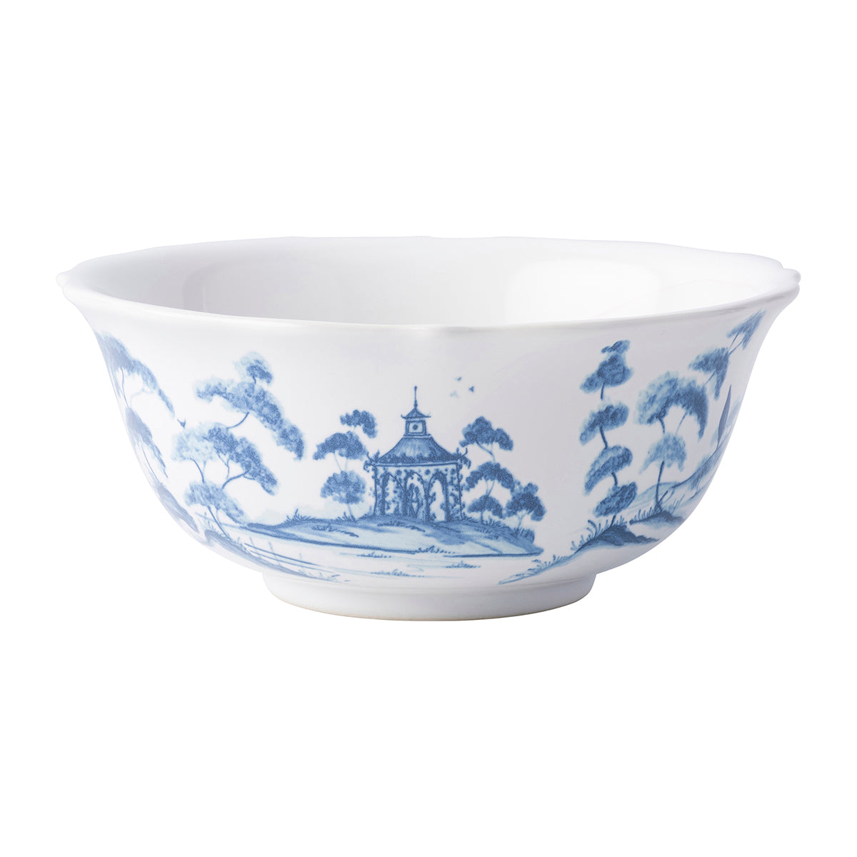 Country Estate Delft Blue Cereal/Ice Cream Bowl Hen House