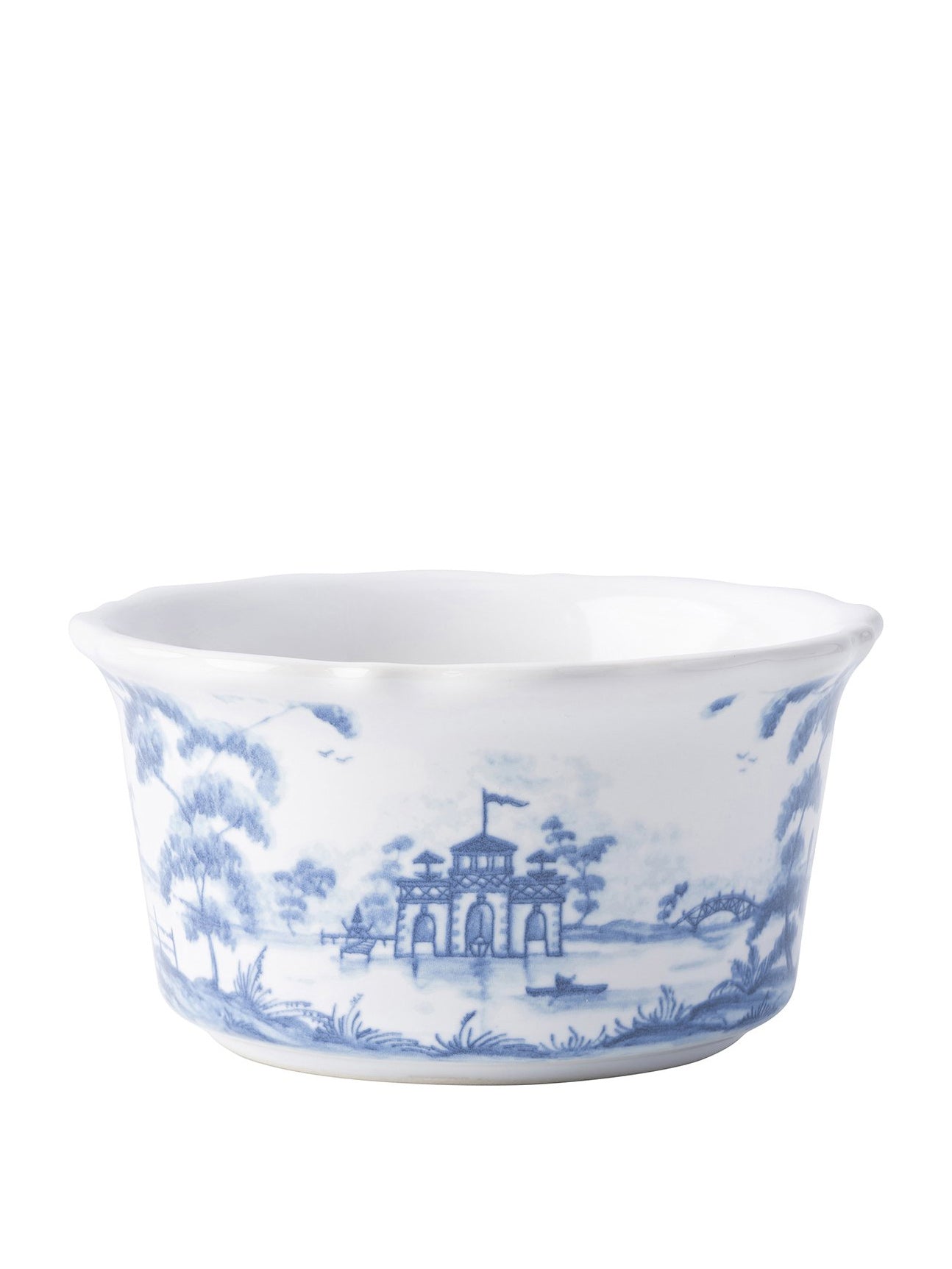 Country Estate Delft Blue Ramekin Tea Party Tent