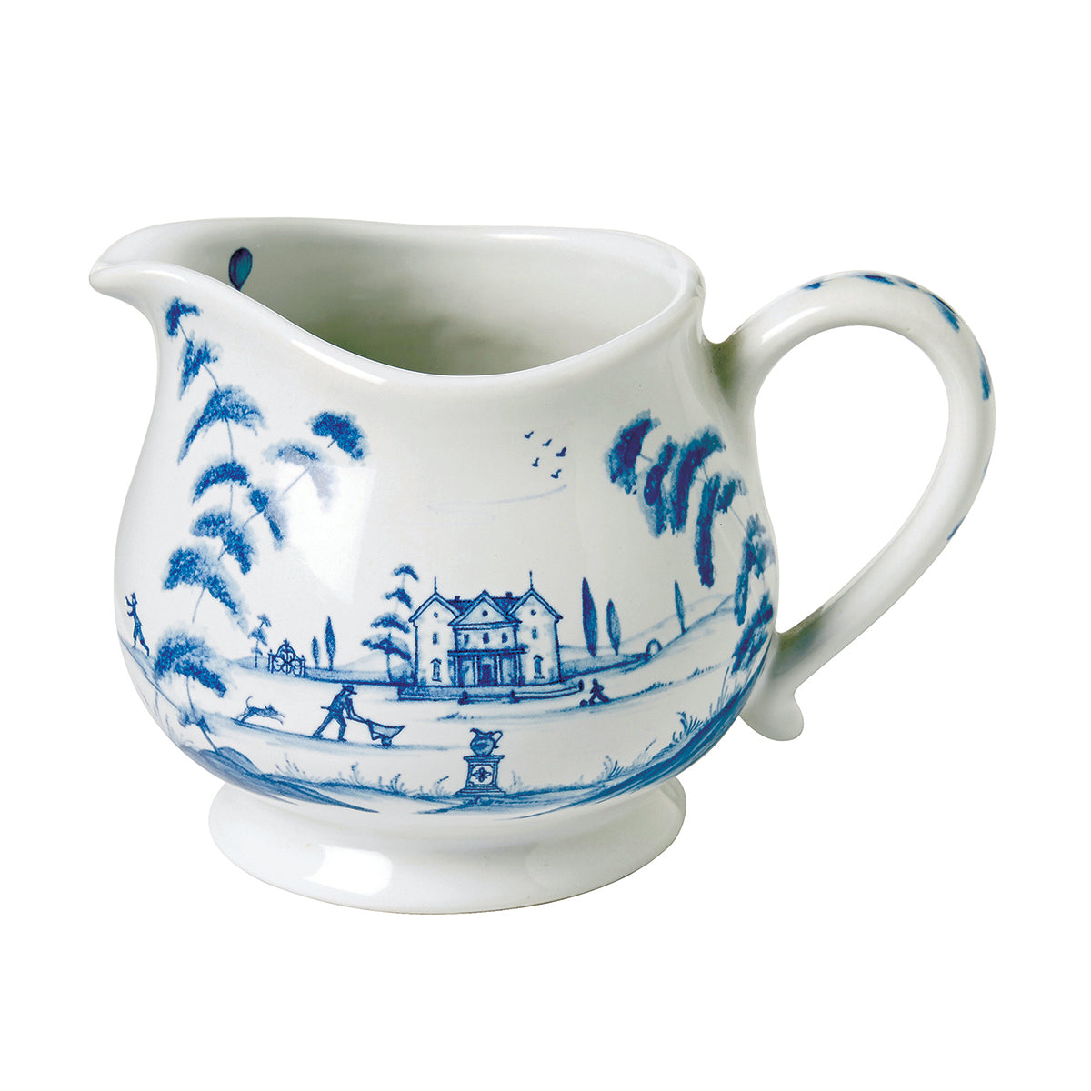 Country Estate Delft Blue Creamer Main House