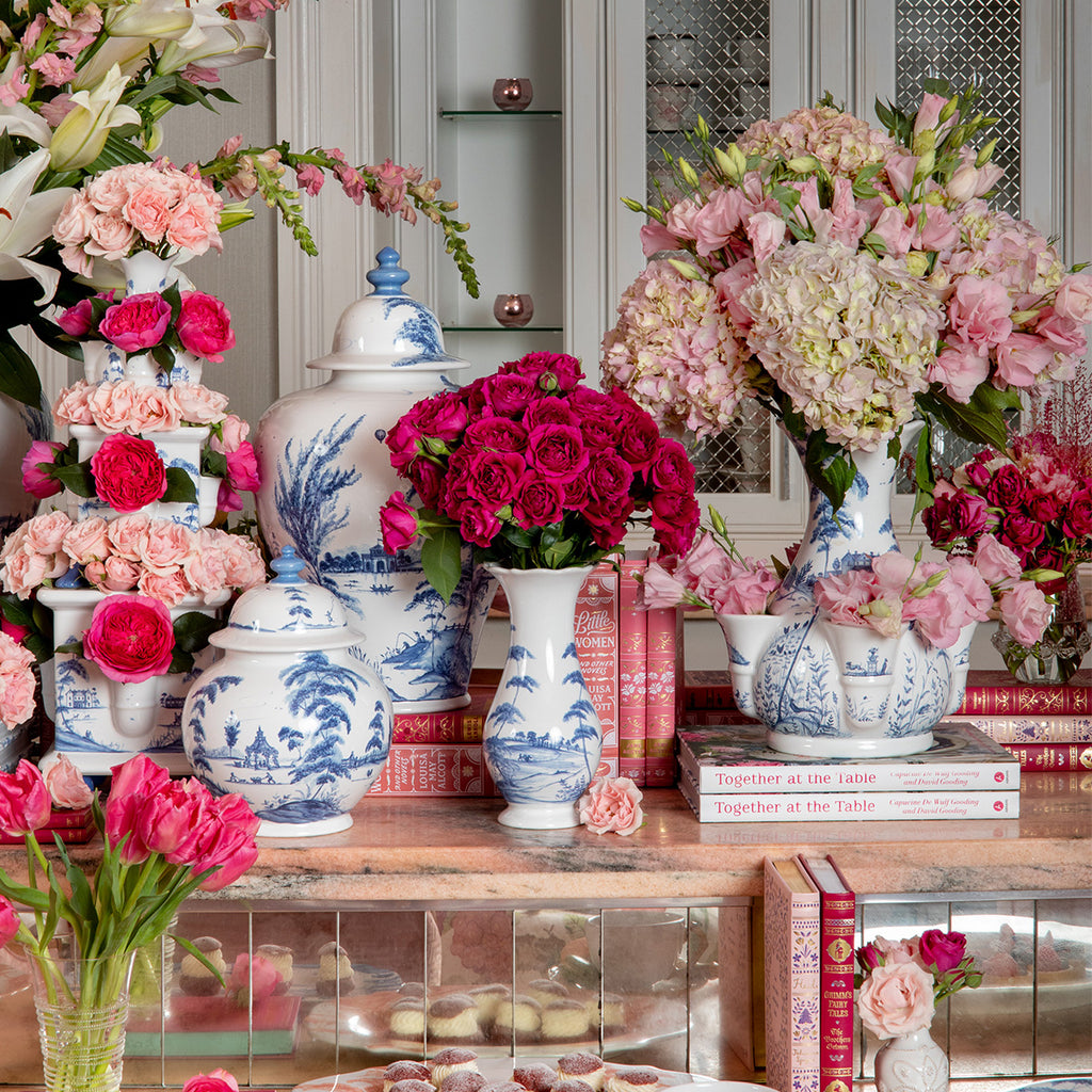 Country Estate Delft Blue Tulipiere Vase