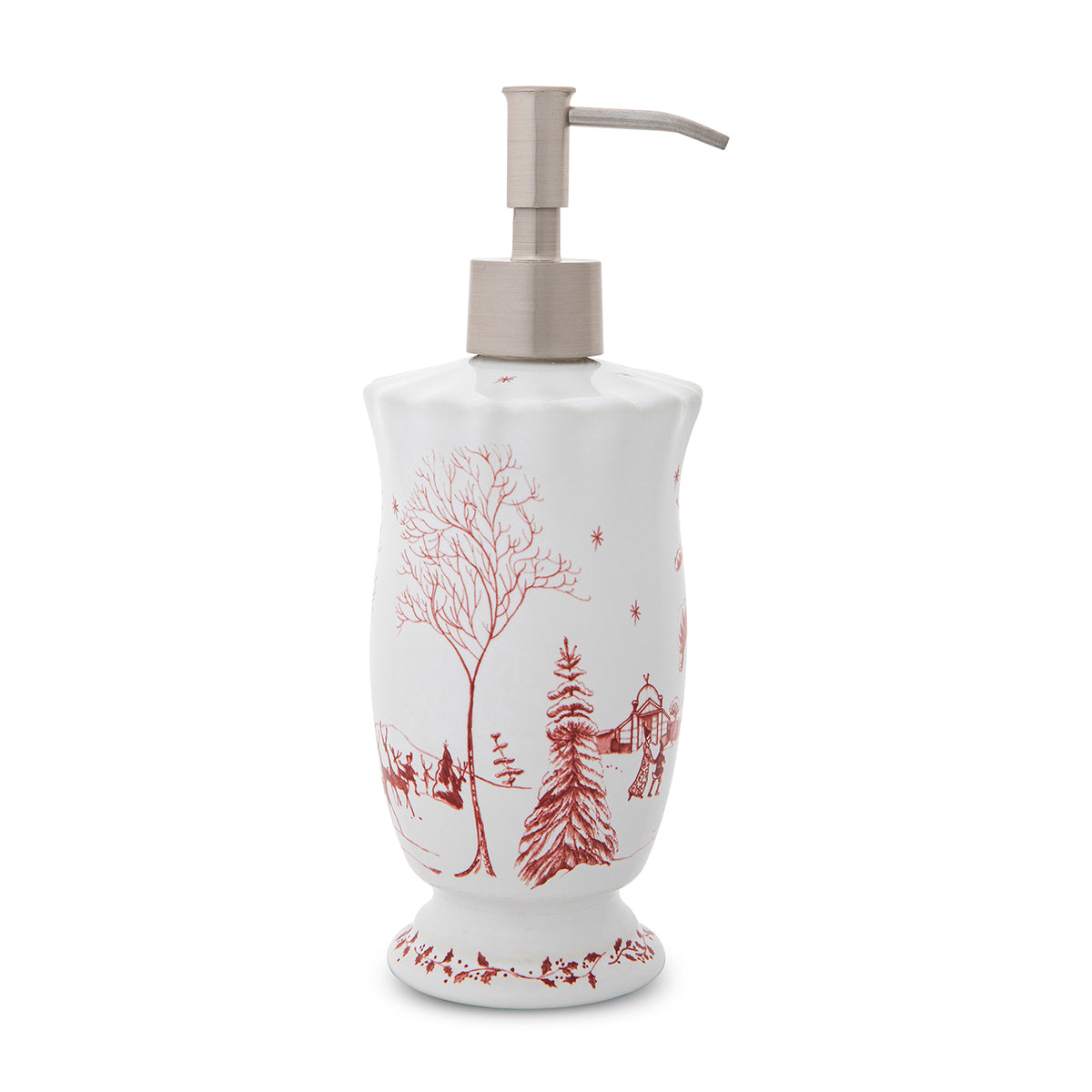 Country Estate Winter Frolic Ruby Soap/Lotion or Hand Sanitizer Dispenser