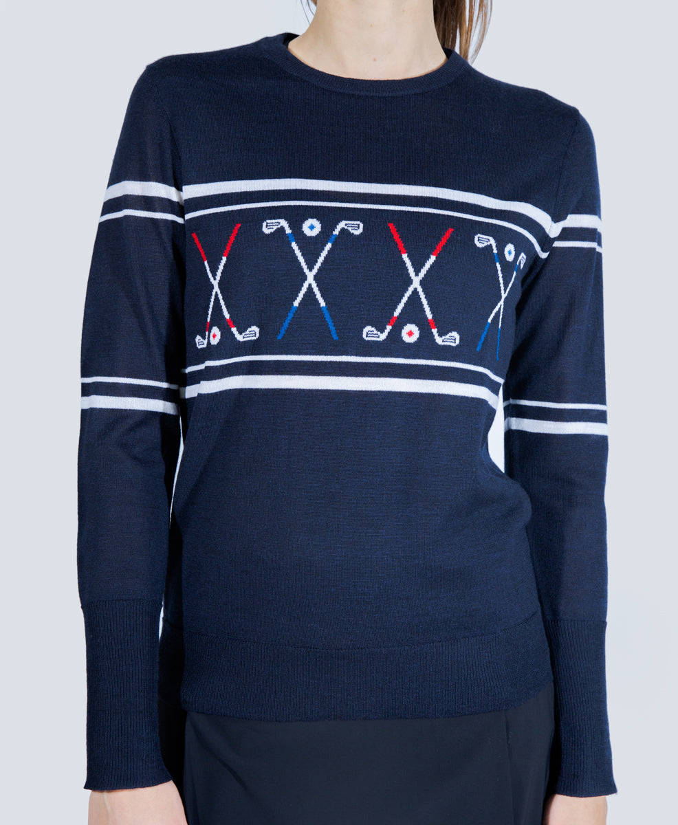 The Club Sweater in Navy